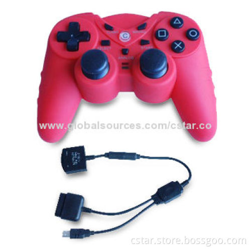 Wireless Joypad with Rubber Handle, Available in Pink Color